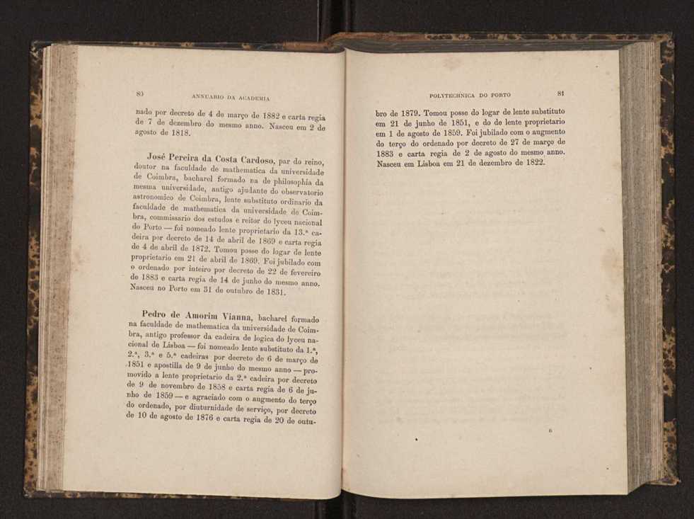 Annuario da Academia Polytechnica do Porto. A. 7 (1883-1884) / Ex. 2 42