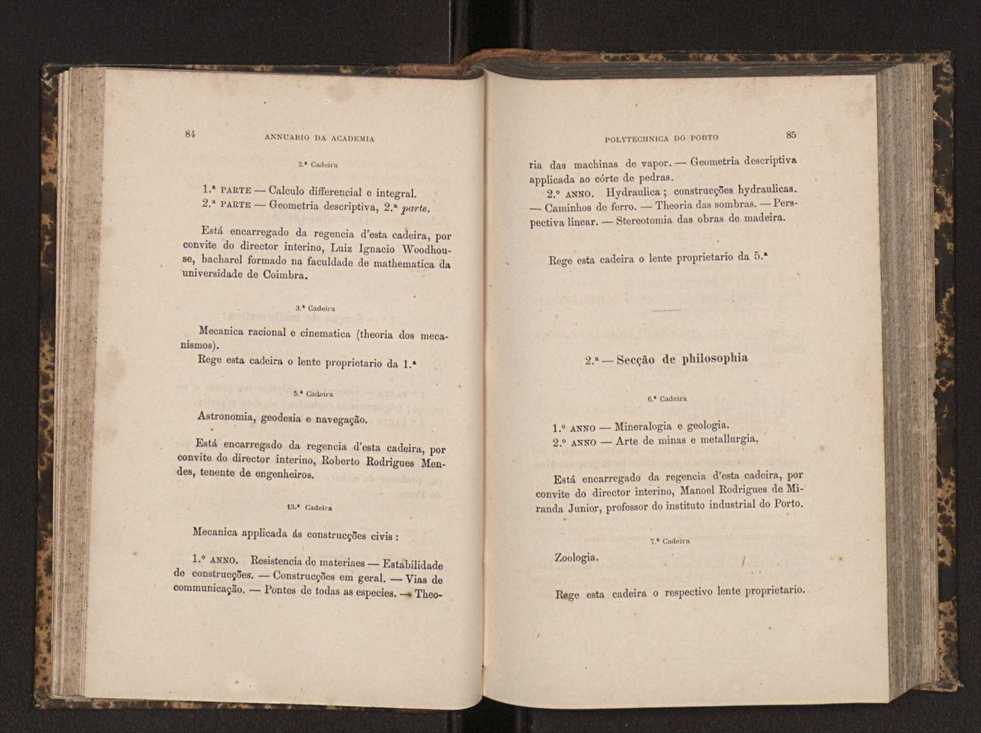 Annuario da Academia Polytechnica do Porto. A. 7 (1883-1884) / Ex. 2 44
