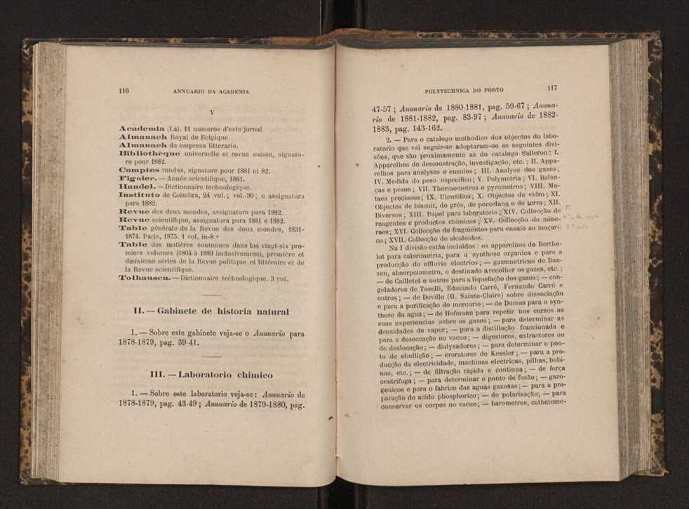 Annuario da Academia Polytechnica do Porto. A. 7 (1883-1884) / Ex. 2 60