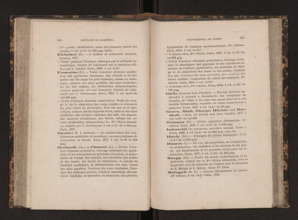 Annuario da Academia Polytechnica do Porto. A. 7 (1883-1884) / Ex. 2 100