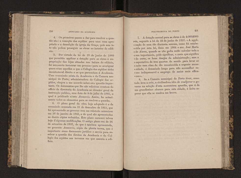 Annuario da Academia Polytechnica do Porto. A. 7 (1883-1884) / Ex. 2 127