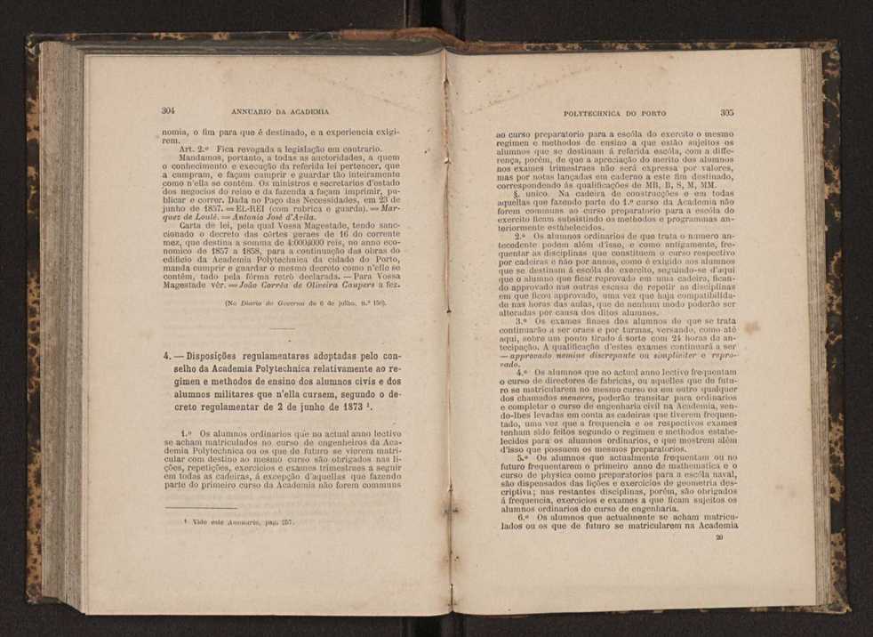 Annuario da Academia Polytechnica do Porto. A. 7 (1883-1884) / Ex. 2 154