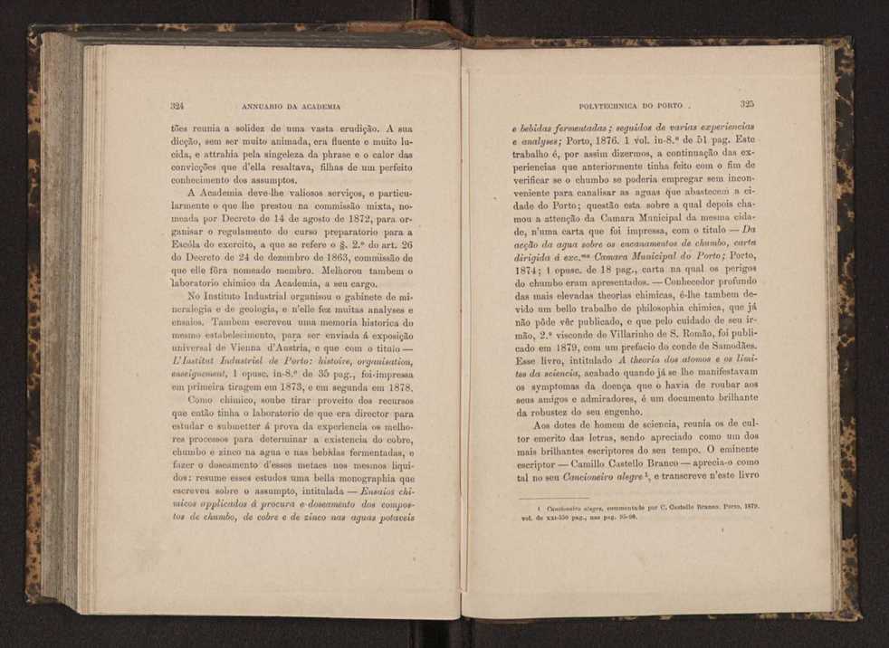Annuario da Academia Polytechnica do Porto. A. 7 (1883-1884) / Ex. 2 165