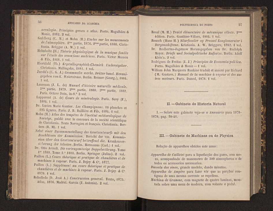 Annuario da Academia Polytechnica do Porto. A. 8 (1884-1885) / Ex. 2 31