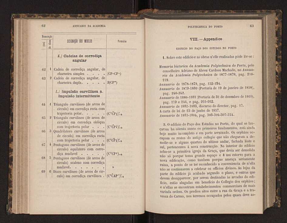 Annuario da Academia Polytechnica do Porto. A. 8 (1884-1885) / Ex. 2 34