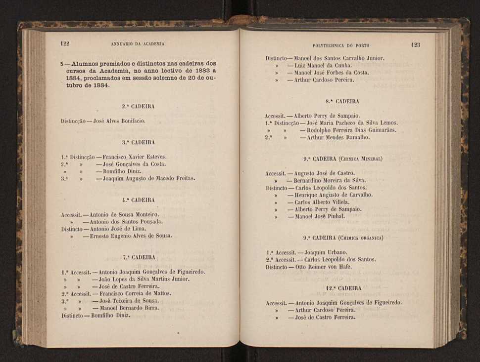 Annuario da Academia Polytechnica do Porto. A. 8 (1884-1885) / Ex. 2 64
