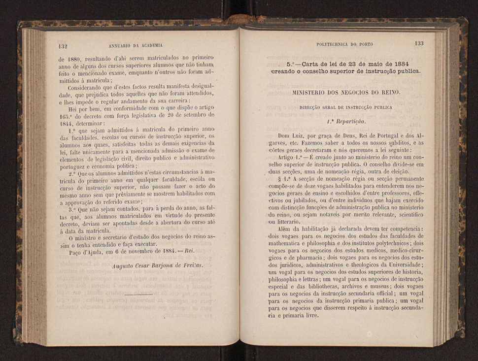 Annuario da Academia Polytechnica do Porto. A. 8 (1884-1885) / Ex. 2 69