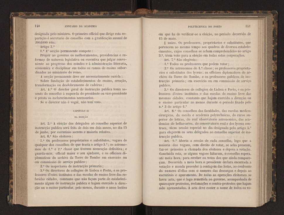 Annuario da Academia Polytechnica do Porto. A. 8 (1884-1885) / Ex. 2 73