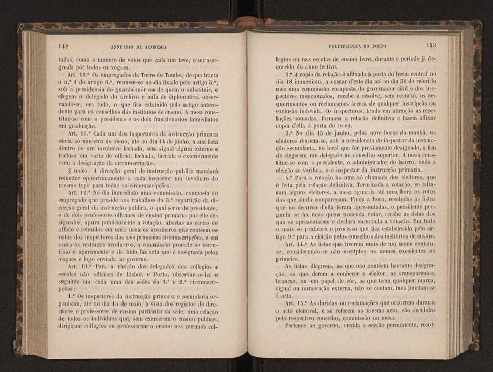Annuario da Academia Polytechnica do Porto. A. 8 (1884-1885) / Ex. 2 74