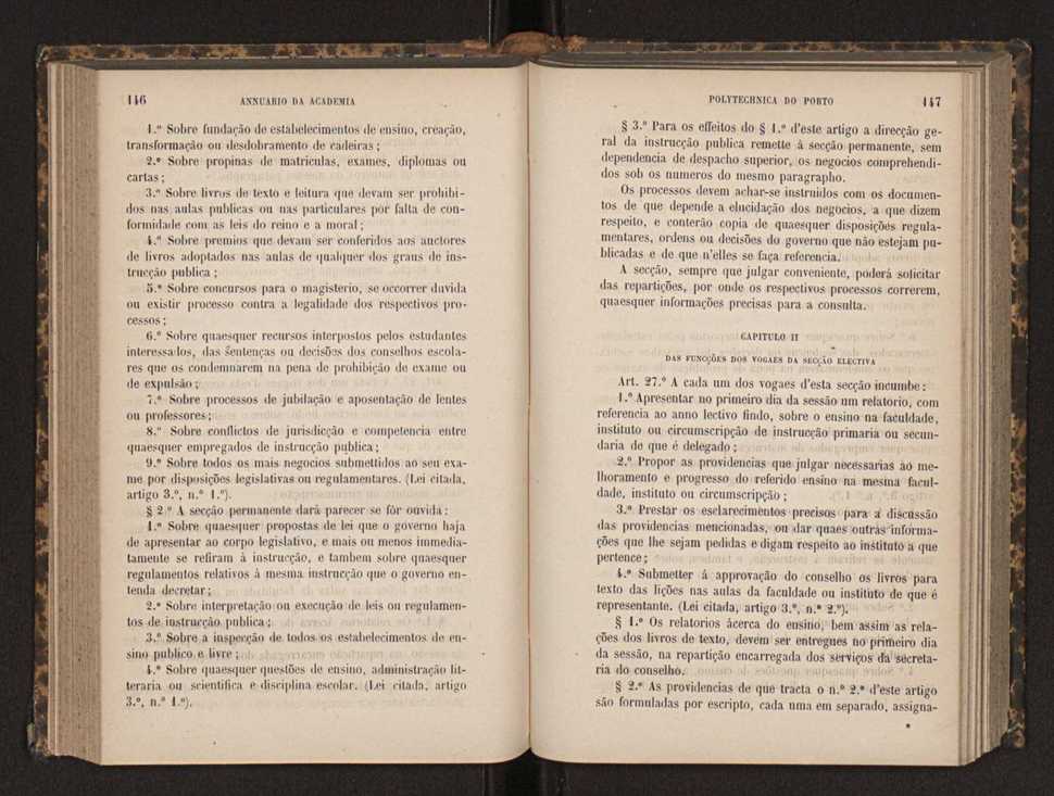 Annuario da Academia Polytechnica do Porto. A. 8 (1884-1885) / Ex. 2 76