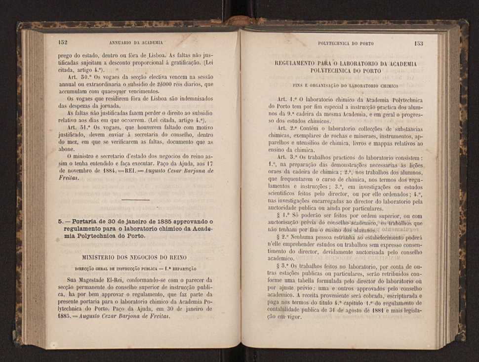 Annuario da Academia Polytechnica do Porto. A. 8 (1884-1885) / Ex. 2 79