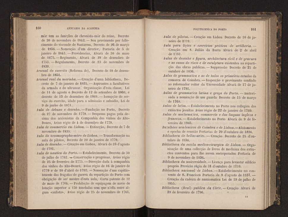 Annuario da Academia Polytechnica do Porto. A. 8 (1884-1885) / Ex. 2 83