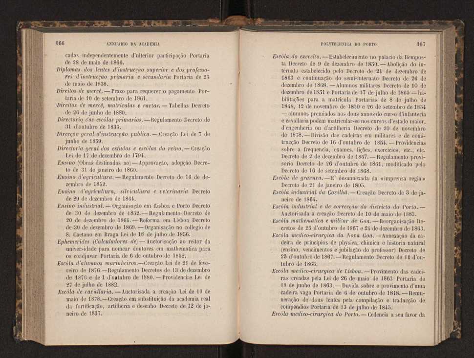Annuario da Academia Polytechnica do Porto. A. 8 (1884-1885) / Ex. 2 86