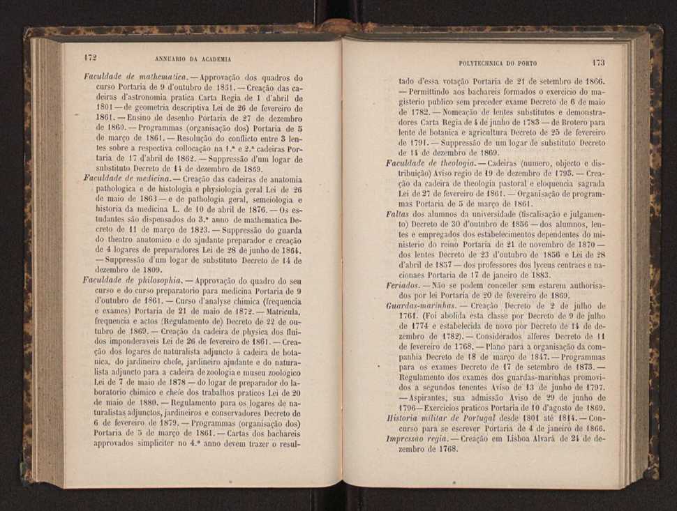 Annuario da Academia Polytechnica do Porto. A. 8 (1884-1885) / Ex. 2 89