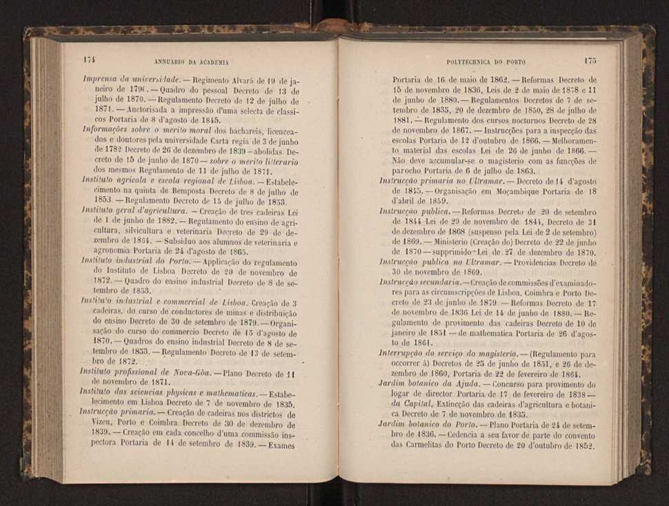 Annuario da Academia Polytechnica do Porto. A. 8 (1884-1885) / Ex. 2 90