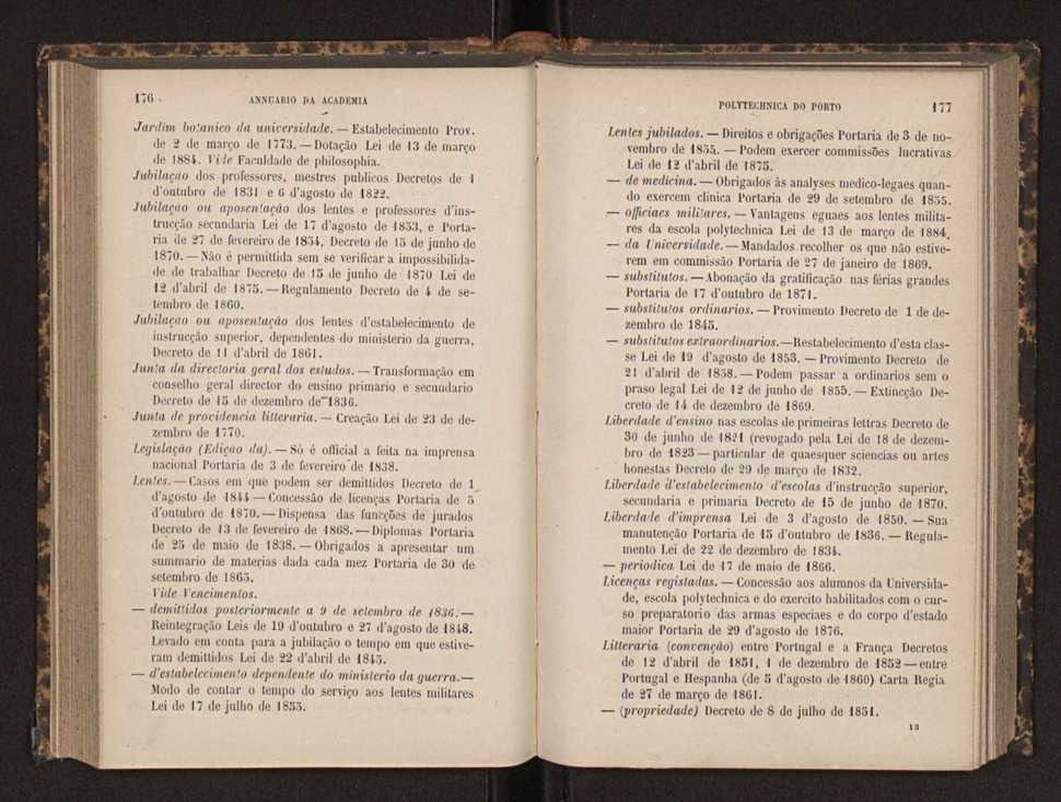 Annuario da Academia Polytechnica do Porto. A. 8 (1884-1885) / Ex. 2 91