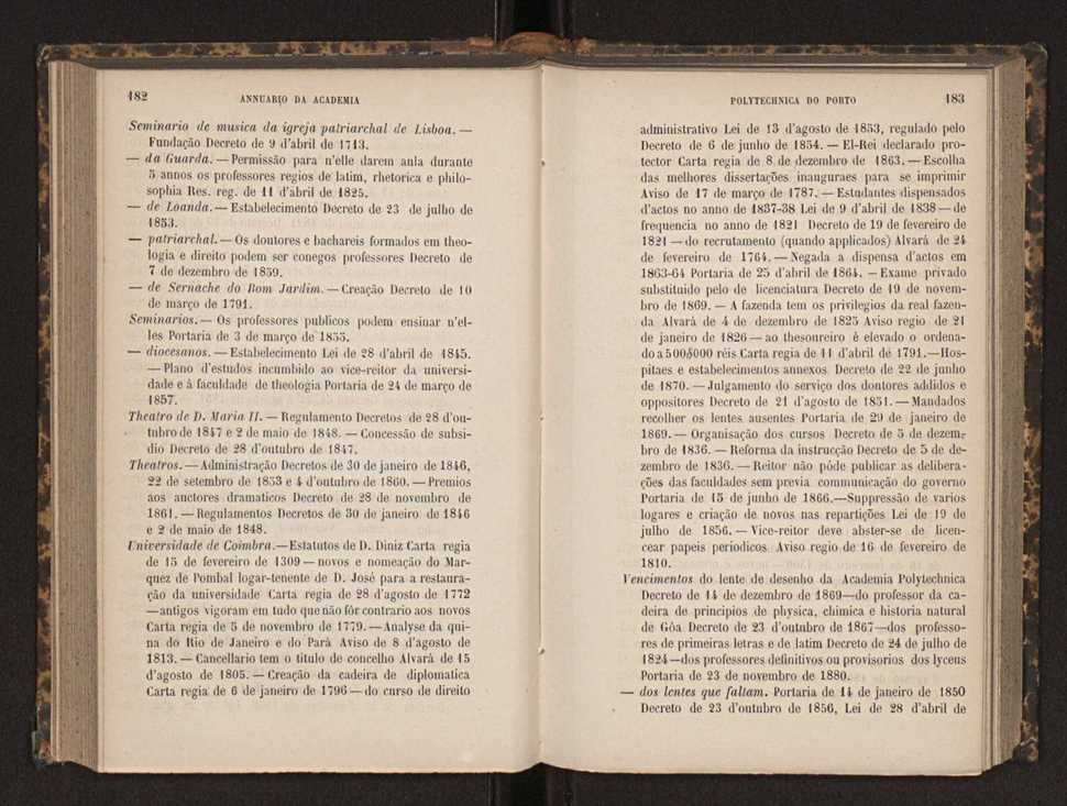 Annuario da Academia Polytechnica do Porto. A. 8 (1884-1885) / Ex. 2 94