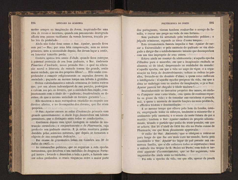 Annuario da Academia Polytechnica do Porto. A. 8 (1884-1885) / Ex. 2 101