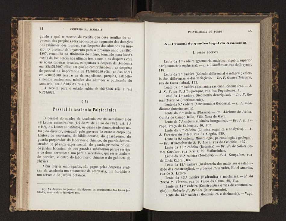 Annuario da Academia Polytechnica do Porto. A. 9 (1885-1886) / Ex. 2 25