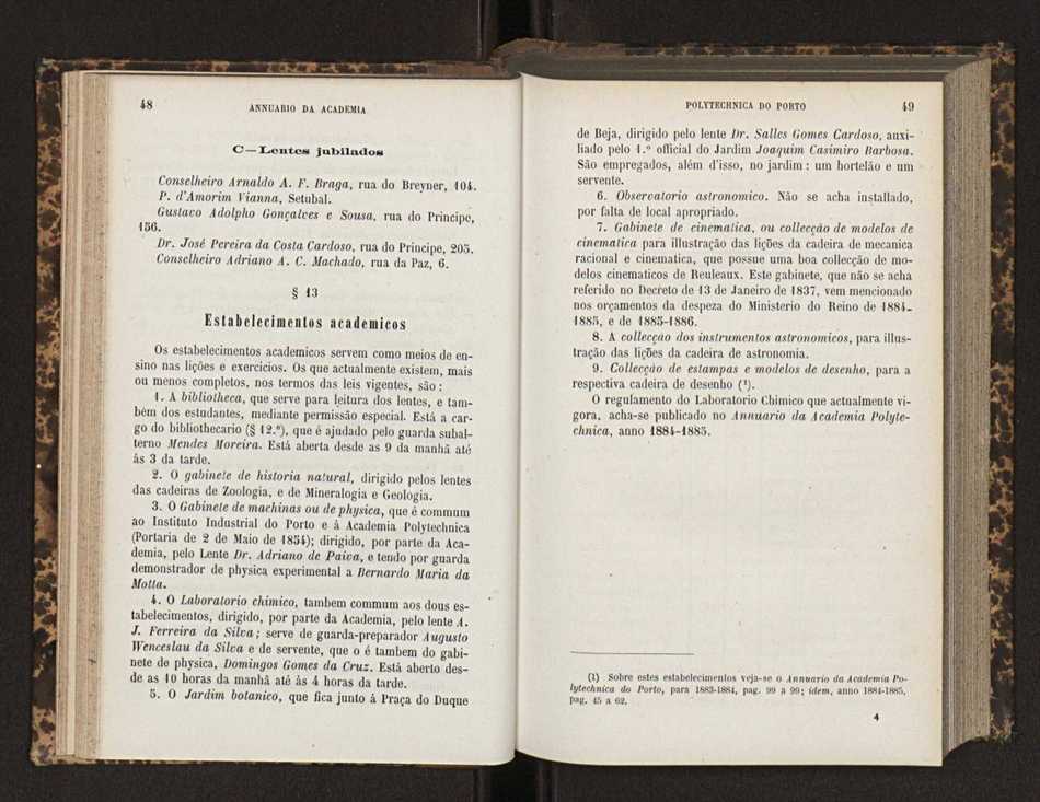 Annuario da Academia Polytechnica do Porto. A. 9 (1885-1886) / Ex. 2 27