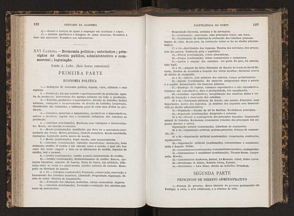 Annuario da Academia Polytechnica do Porto. A. 9 (1885-1886) / Ex. 2 64