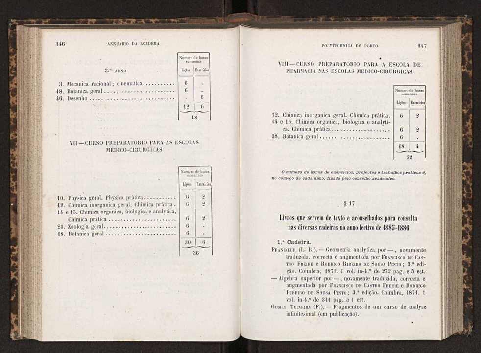 Annuario da Academia Polytechnica do Porto. A. 9 (1885-1886) / Ex. 2 76