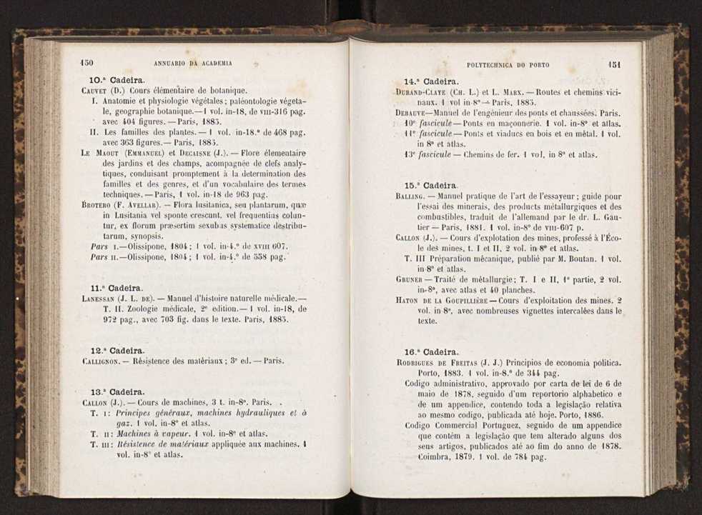 Annuario da Academia Polytechnica do Porto. A. 9 (1885-1886) / Ex. 2 78