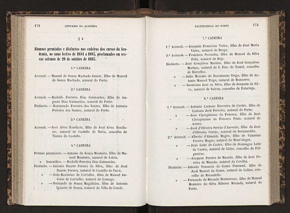 Annuario da Academia Polytechnica do Porto. A. 9 (1885-1886) / Ex. 2 89