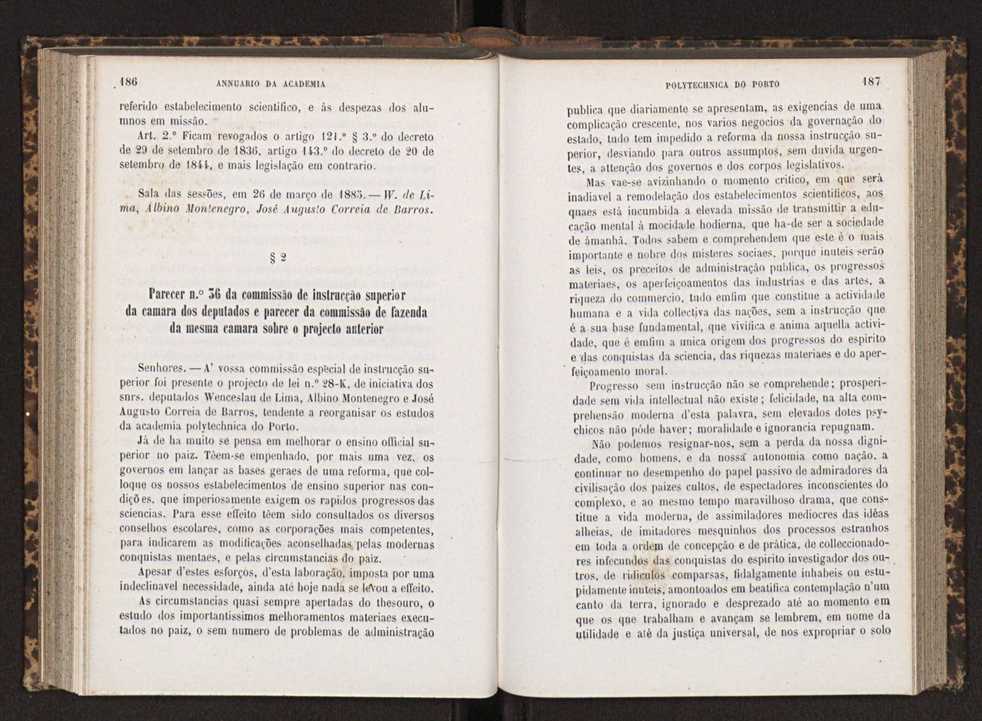 Annuario da Academia Polytechnica do Porto. A. 9 (1885-1886) / Ex. 2 96