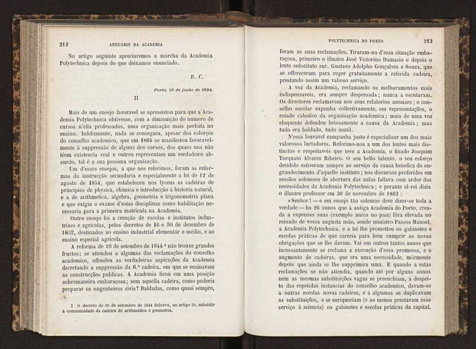 Annuario da Academia Polytechnica do Porto. A. 9 (1885-1886) / Ex. 2 109