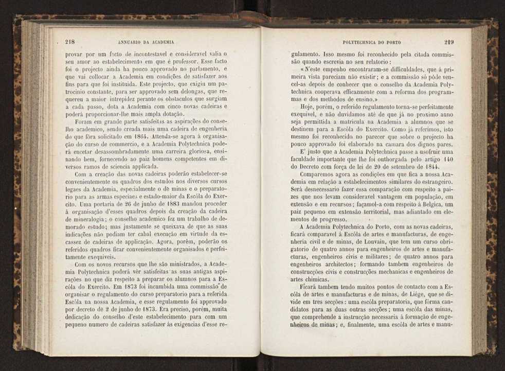 Annuario da Academia Polytechnica do Porto. A. 9 (1885-1886) / Ex. 2 112