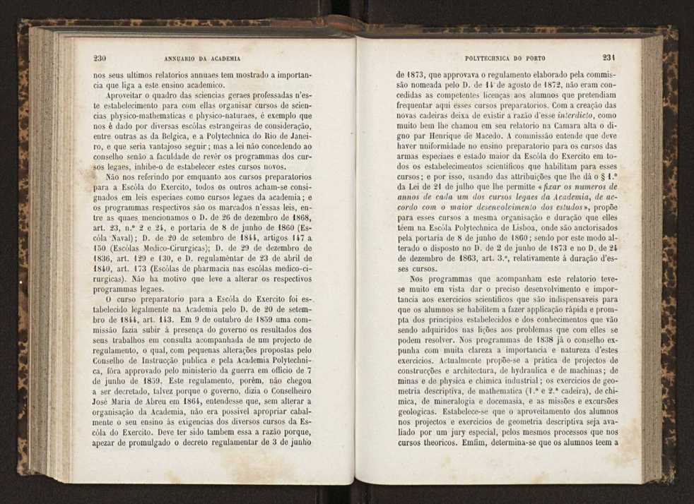 Annuario da Academia Polytechnica do Porto. A. 9 (1885-1886) / Ex. 2 118