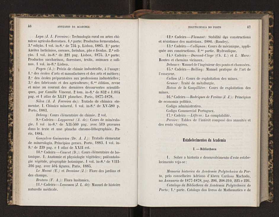 Annuario da Academia Polytechnica do Porto. A. 10 (1886-1887) / Ex. 2 26