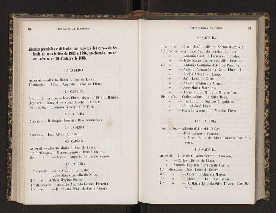 Annuario da Academia Polytechnica do Porto. A. 10 (1886-1887) / Ex. 2 46