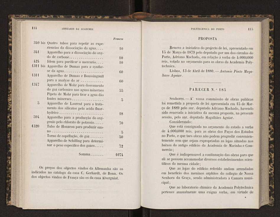 Annuario da Academia Polytechnica do Porto. A. 10 (1886-1887) / Ex. 2 60