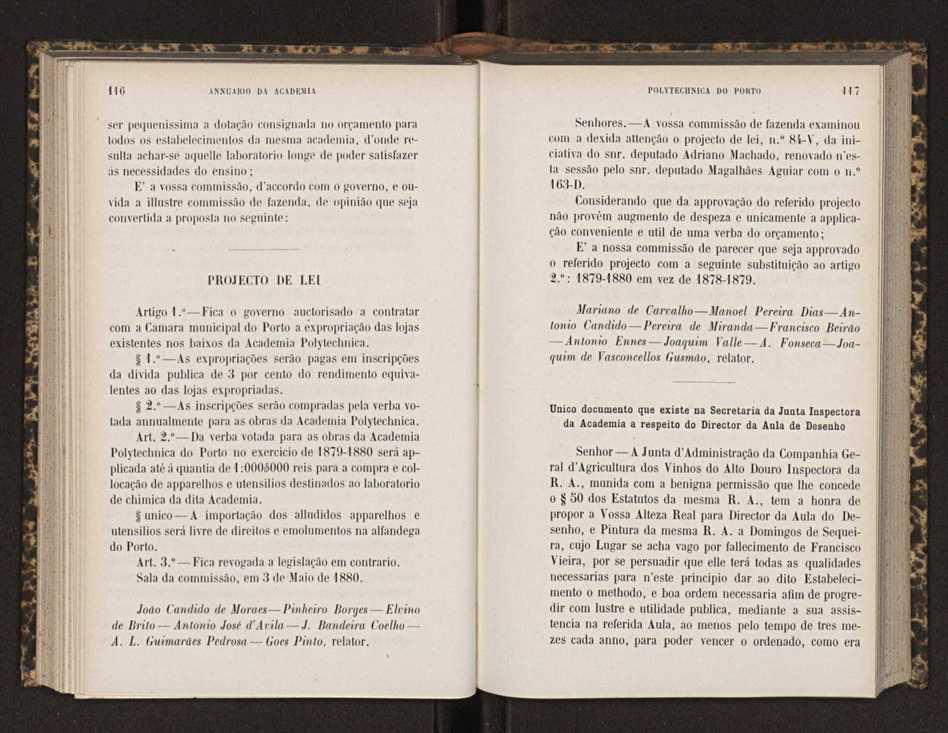 Annuario da Academia Polytechnica do Porto. A. 10 (1886-1887) / Ex. 2 61