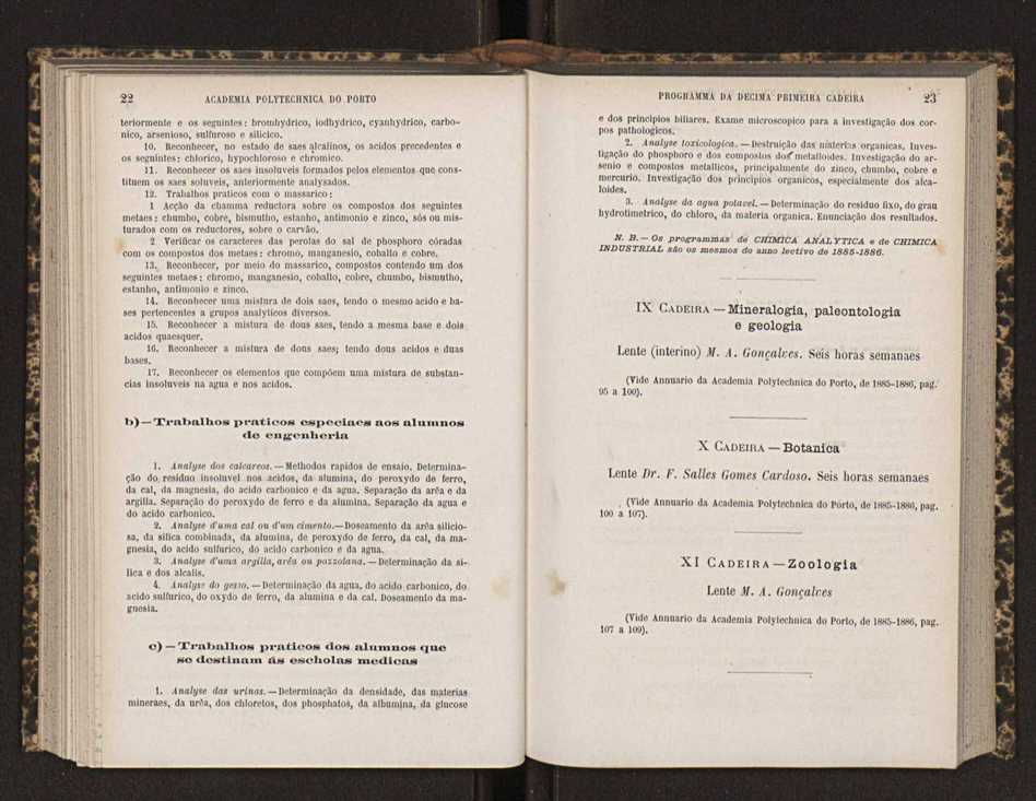 Annuario da Academia Polytechnica do Porto. A. 10 (1886-1887) / Ex. 2 74