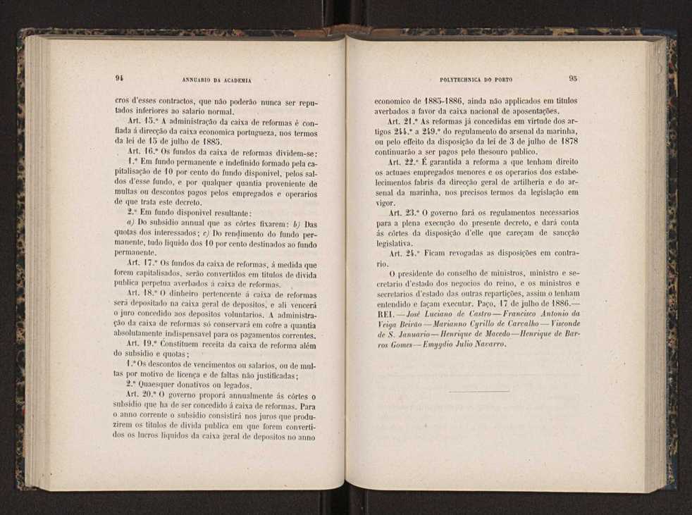 Annuario da Academia Polytechnica do Porto. A. 11 (1887-1888) / Ex. 2 50
