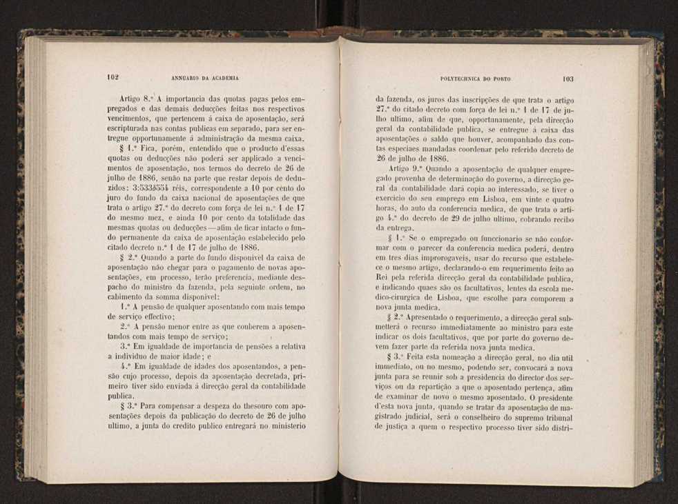 Annuario da Academia Polytechnica do Porto. A. 11 (1887-1888) / Ex. 2 54