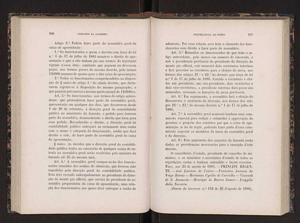 Annuario da Academia Polytechnica do Porto. A. 11 (1887-1888) / Ex. 2 56