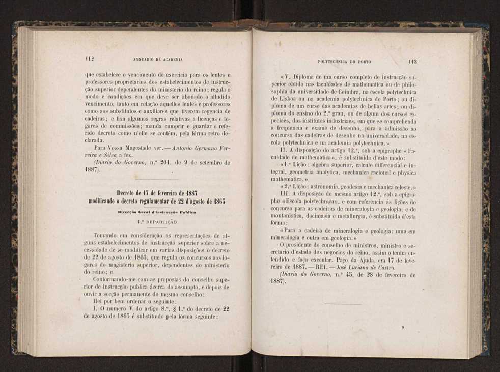 Annuario da Academia Polytechnica do Porto. A. 11 (1887-1888) / Ex. 2 59