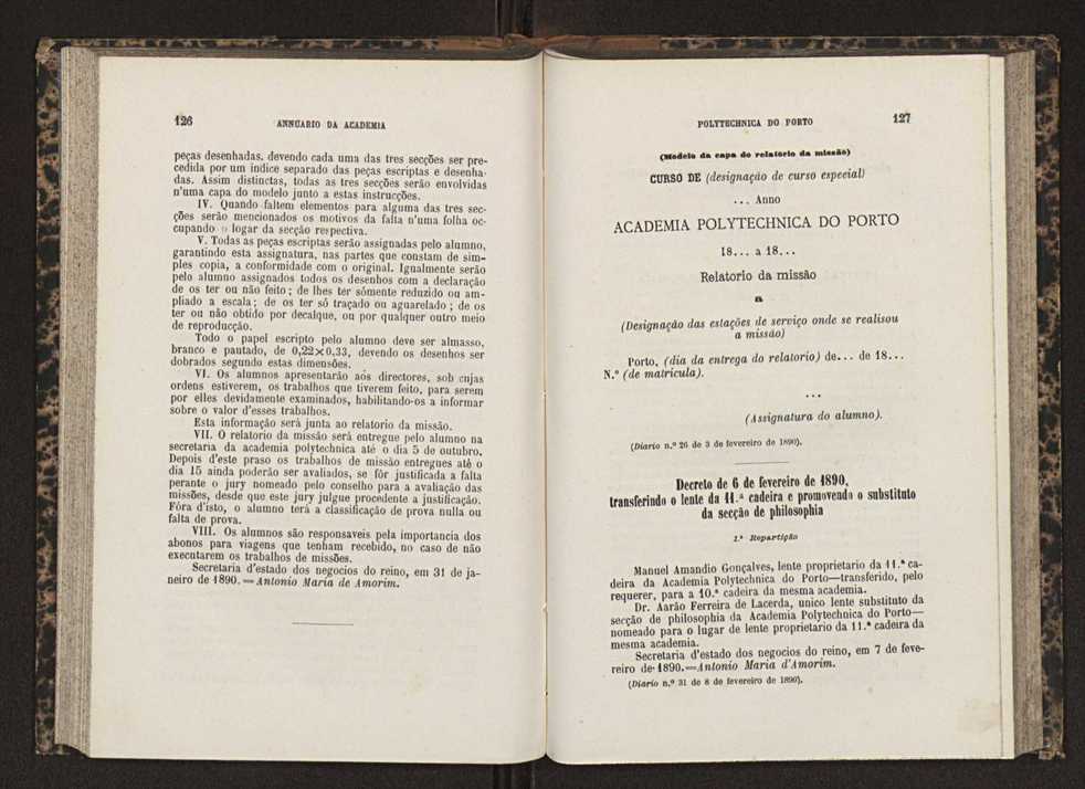 Annuario da Academia Polytechnica do Porto. A. 13 (1889-1890) / Ex. 2 67