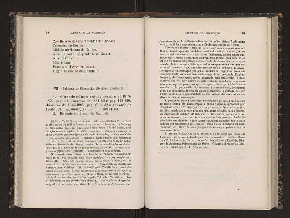 Annuario da Academia Polytechnica do Porto. A. 14 (1890-1891) / Ex. 2 53