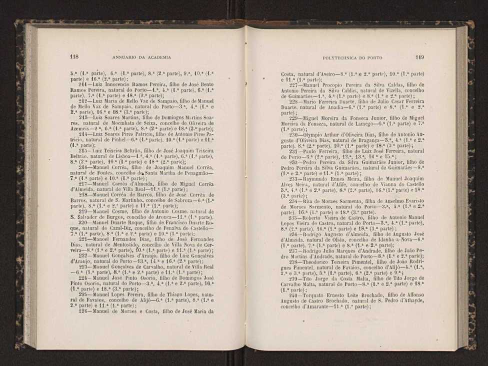 Annuario da Academia Polytechnica do Porto. A. 14 (1890-1891) / Ex. 2 63