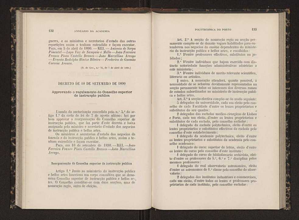 Annuario da Academia Polytechnica do Porto. A. 14 (1890-1891) / Ex. 2 71