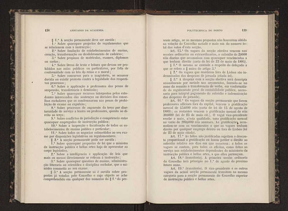 Annuario da Academia Polytechnica do Porto. A. 14 (1890-1891) / Ex. 2 74