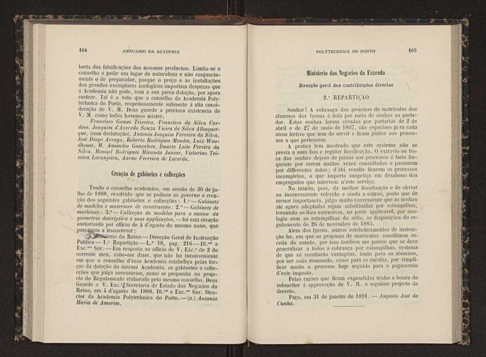 Annuario da Academia Polytechnica do Porto. A. 14 (1890-1891) / Ex. 2 87