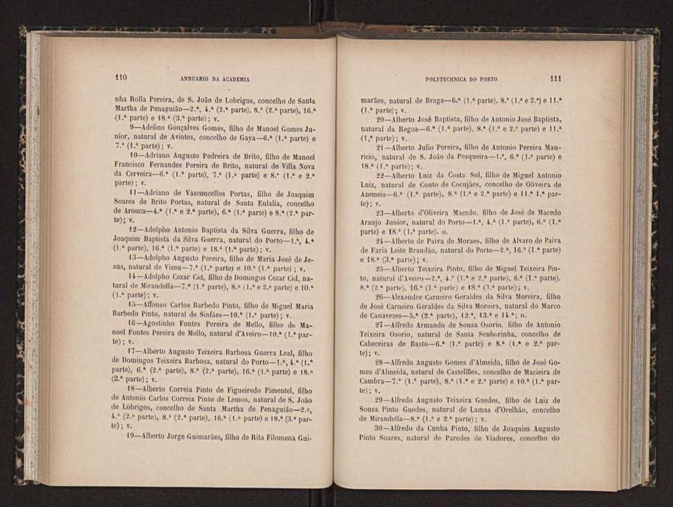 Annuario da Academia Polytechnica do Porto. A. 15 (1891-1892) / Ex. 2 58