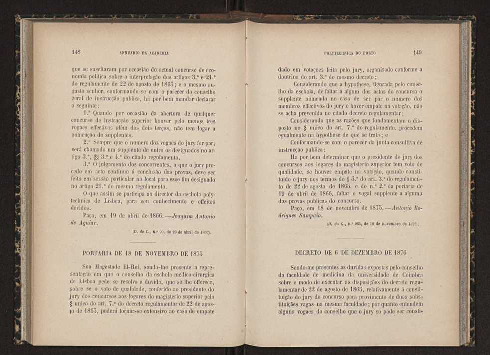 Annuario da Academia Polytechnica do Porto. A. 15 (1891-1892) / Ex. 2 78