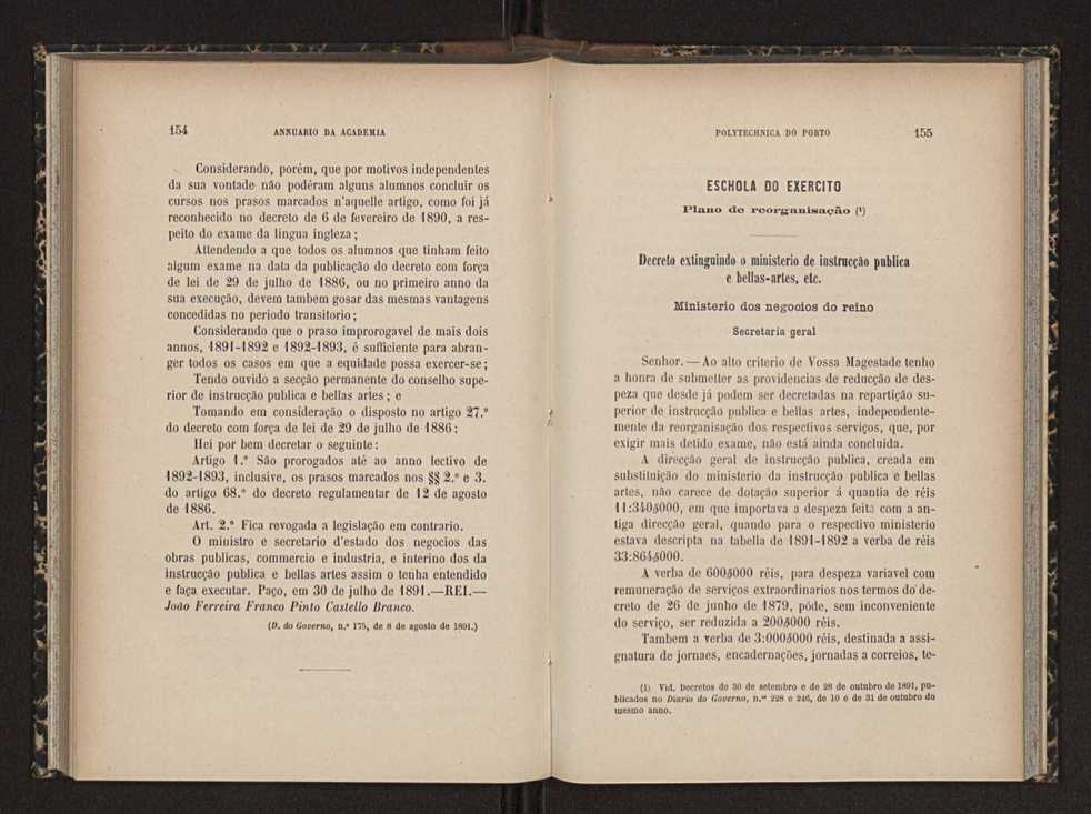 Annuario da Academia Polytechnica do Porto. A. 15 (1891-1892) / Ex. 2 81